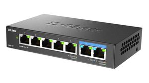 Ethernet Switch, RJ45 Ports 7, 2.5Gbps, Unmanaged